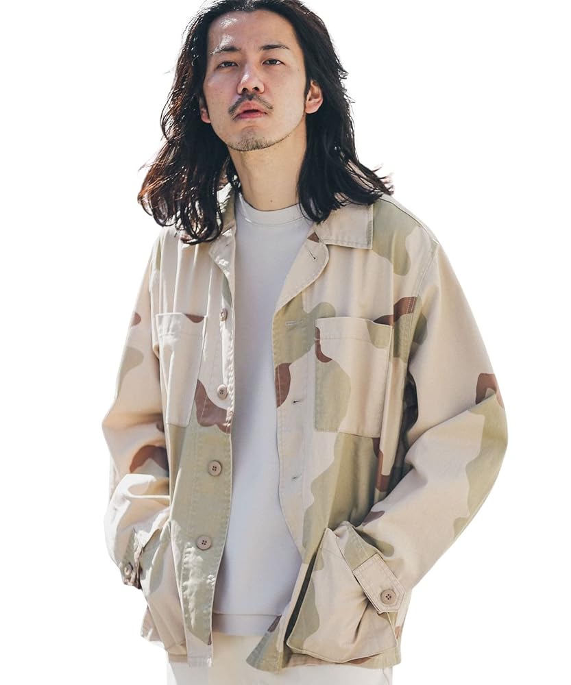 STONE  NYLON L ミリタリーシャツジャケット オーバーサイズミリタリーシャツジャケット （はっ水） 通販